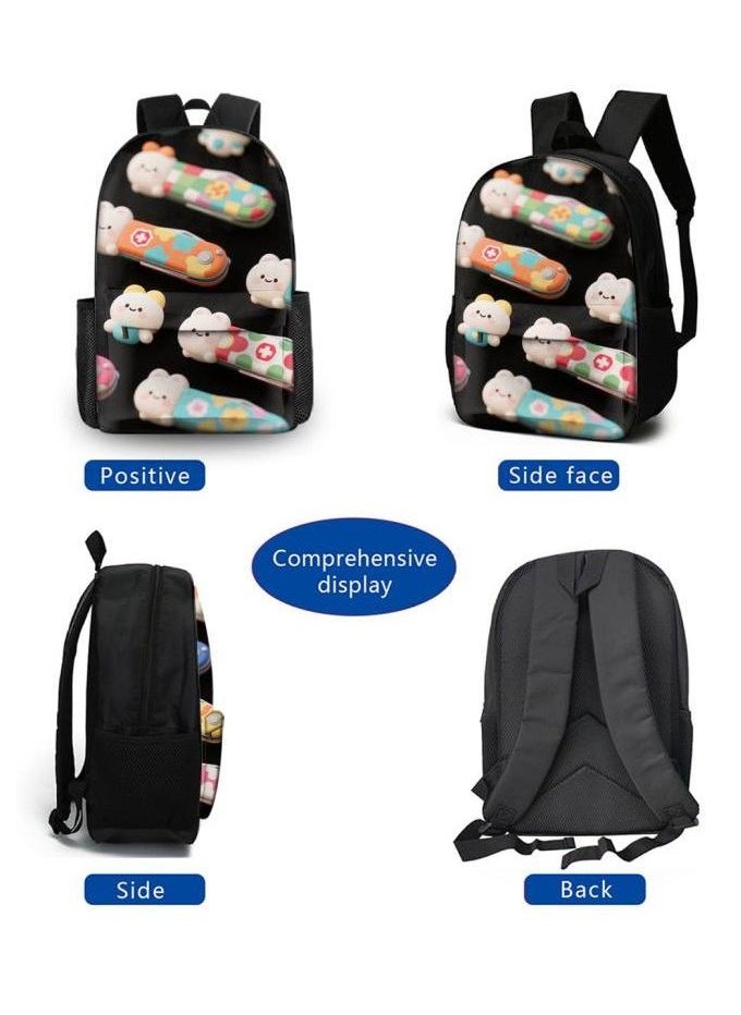 New universal cartoon new three-piece schoolbag (students, children) - 1416