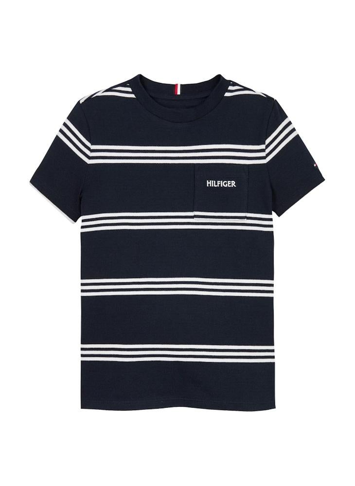 Kids Embroidered Pique T-Shirt