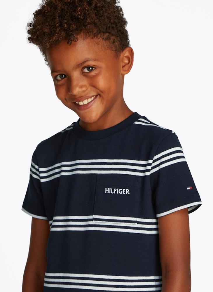Kids Embroidered Pique T-Shirt