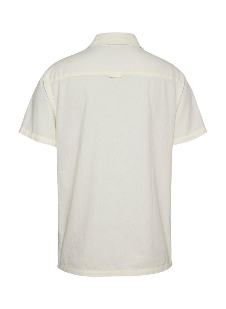 Linen Blend Short Sleeve Shirt