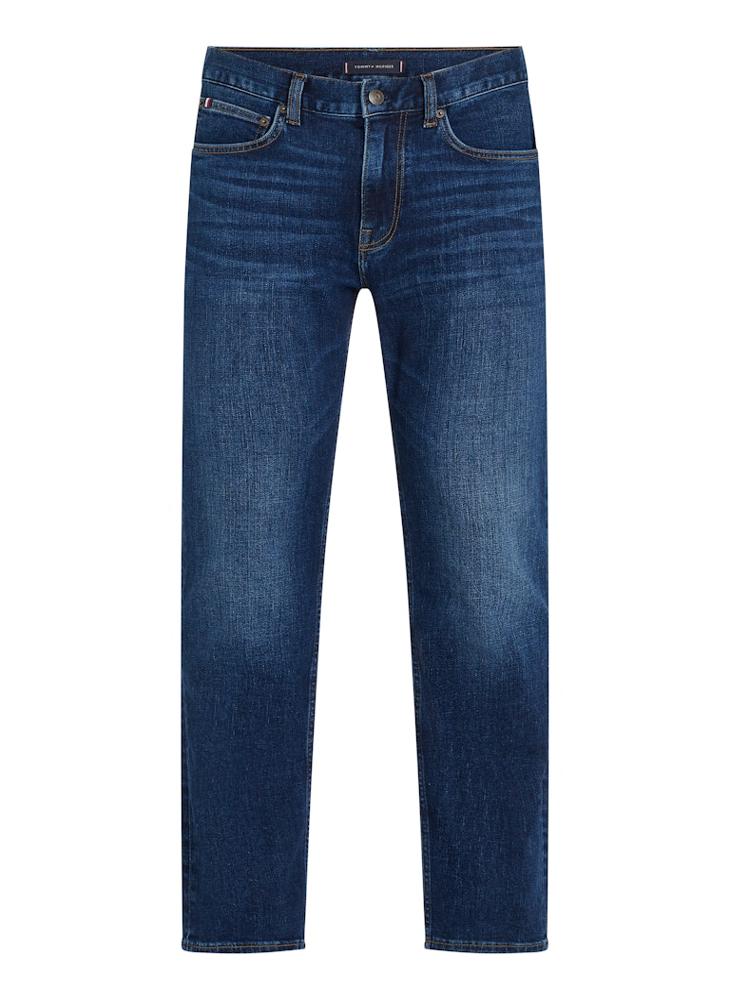 Straight Fit Mid Wash Jeans