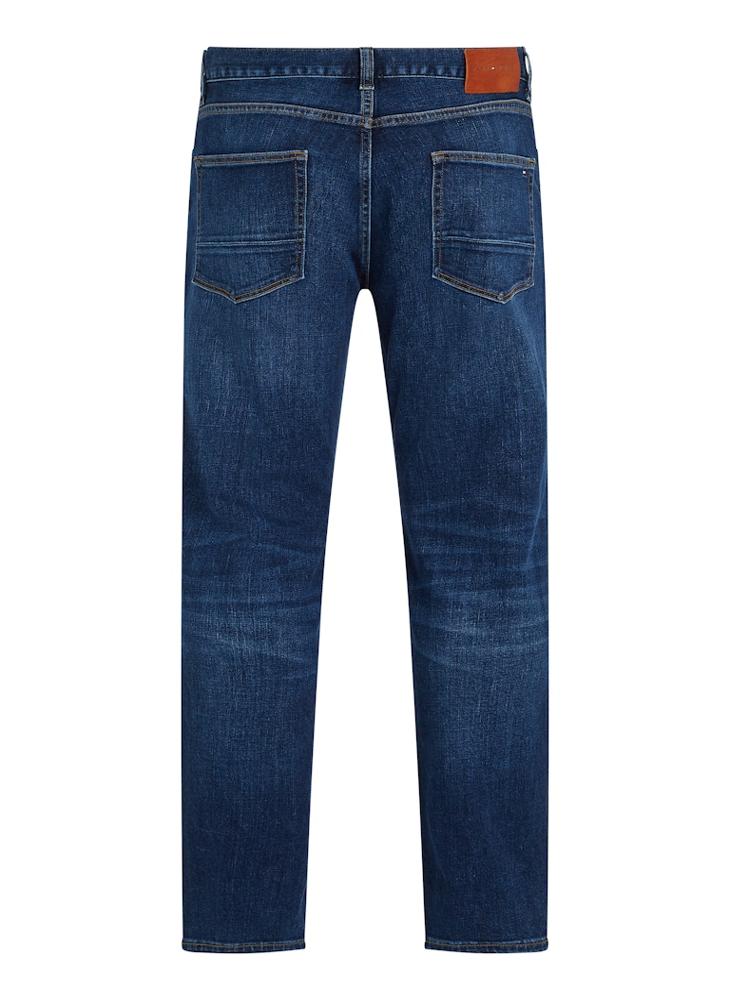 Straight Fit Mid Wash Jeans