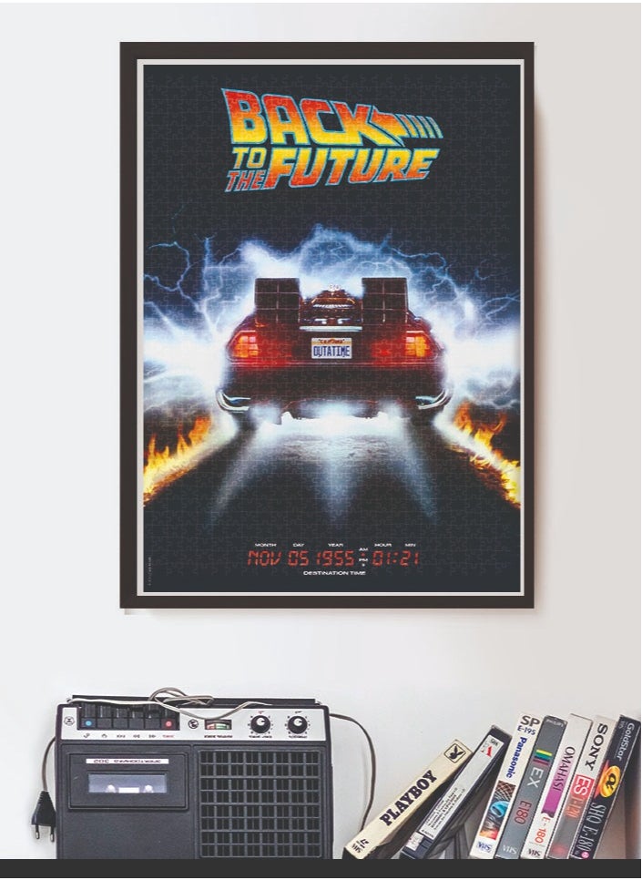 Clementoni Puzzle Back To The Future-Cult Movie 500 Pieces | Jigsaw Puzzle | Puzzle for Adults | Challenging Puzzle | Perfect for Stress Reliever and Puzzle Lovers | Made in Italy