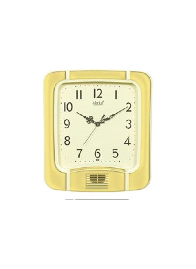 Plain Musical Clock (White, 797)