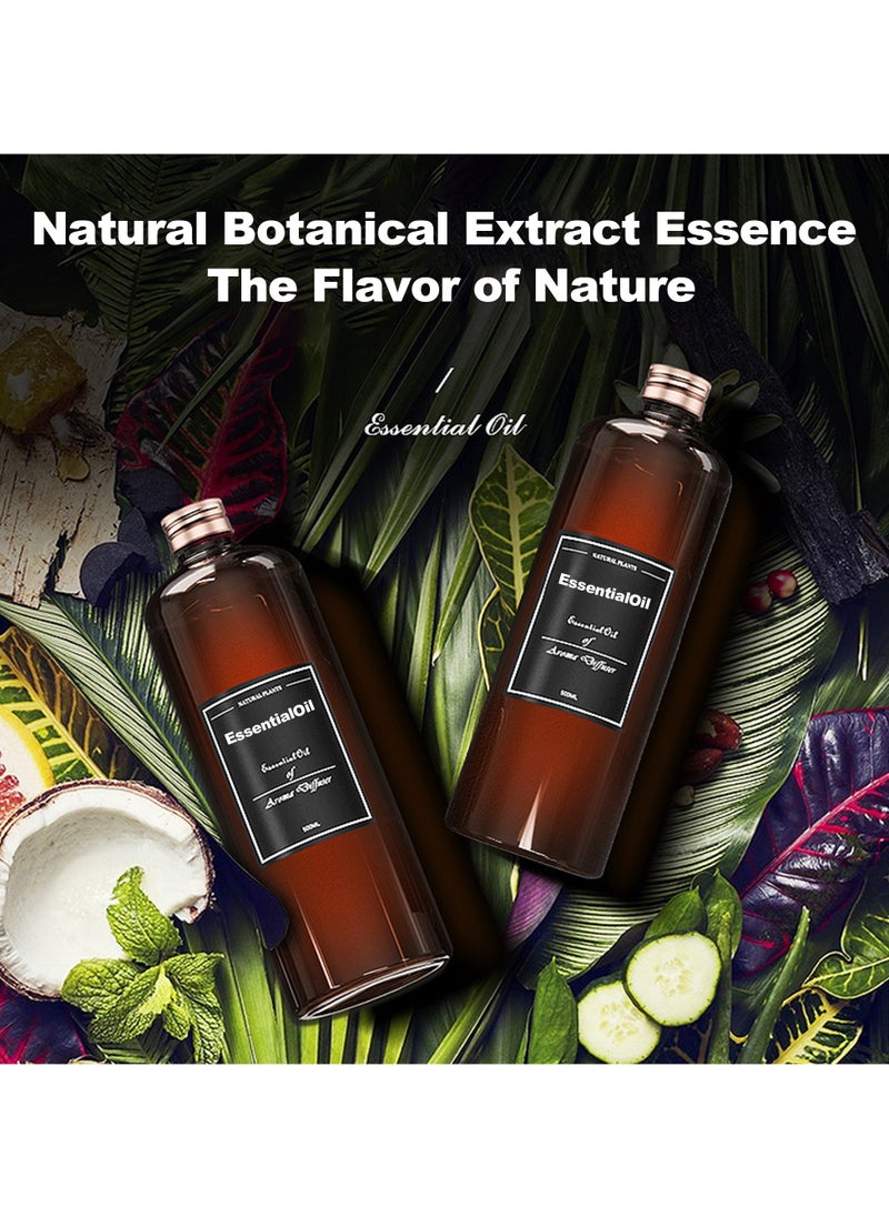 Essential Oil 500mL Bottle for Diffusers, Home Care Candle,100% Pure and Natural Oil - Aromatherapy Diffuser Oil,Aromatherapy Oils,Premium Grade Essential Scent