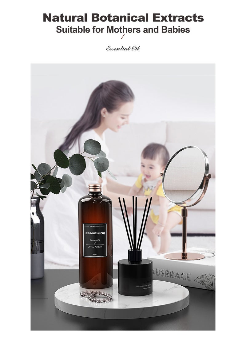 Essential Oil 500mL Bottle for Diffusers, Home Care Candle,100% Pure and Natural Oil - Aromatherapy Diffuser Oil,Aromatherapy Oils,Premium Grade Essential Scent