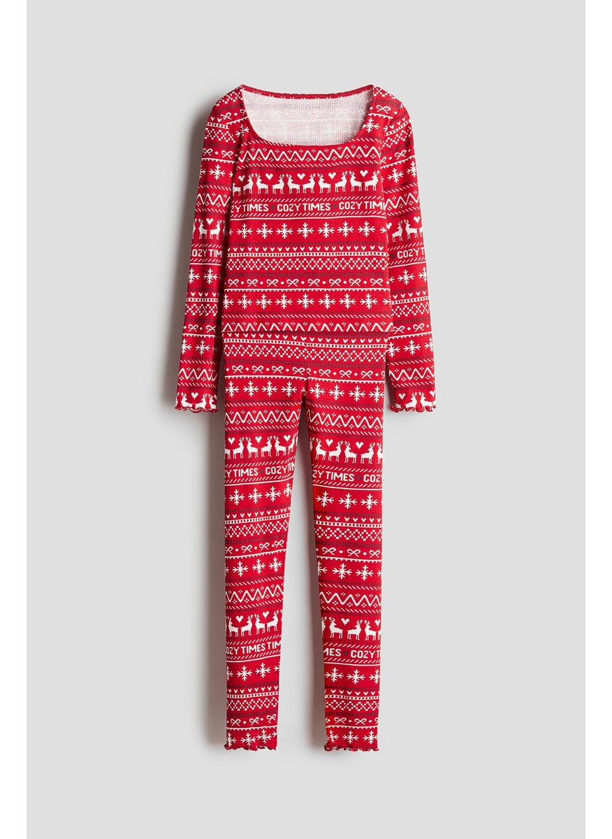 Ribbed Jersey Pyjamas