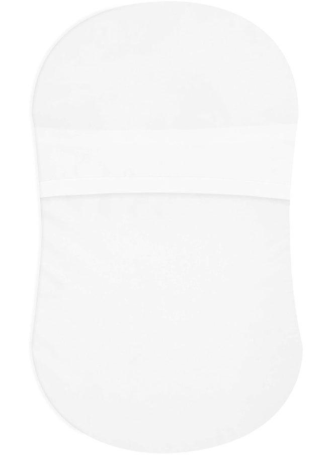 HALO Bassinest Fitted Sheet – Soft Fitted Bassinet Sheet for Baby – 30” x 16” Pre-Shrunk 100% Cotton Crib Sheet – Breathable Bedtime Sheet for Babies, Pebble