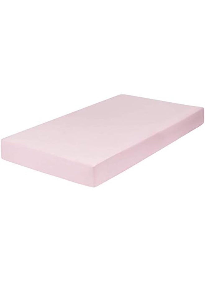 Everyday Kids 2-Pack Fitted Crib Sheets, 100% Soft Microfiber, Breathable and Hypoallergenic Baby Sheet, Fits Standard Size Crib Mattress 28in x 52in, Lavender Nursery Sheet and Pink Nursery Sheet