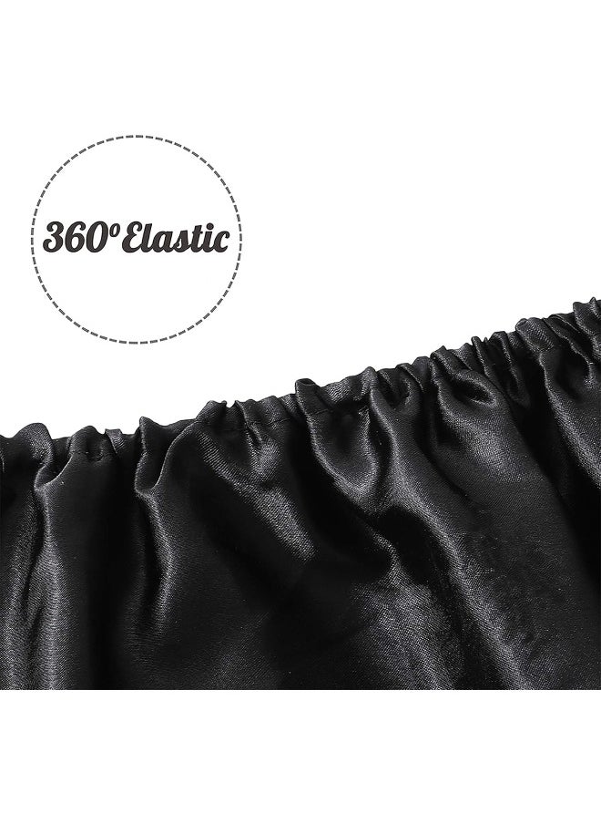 Pro Goleem Satin Bassinet Sheet Great for Baby Hair Soft Silk Feeling Sheet for Cradle or Bassinet Pad＆Mattress for Boys and Girls Gift for Newborn and Infant Black