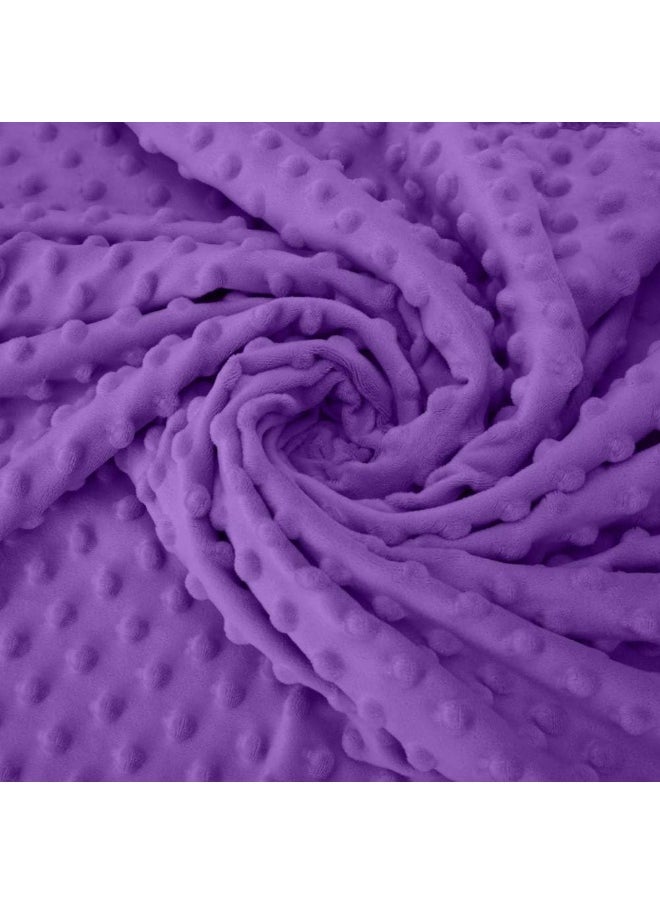 Pro Goleem Baby Soft Minky Dot Blanket with Silky Satin Backing Gift for Boys and Girls
