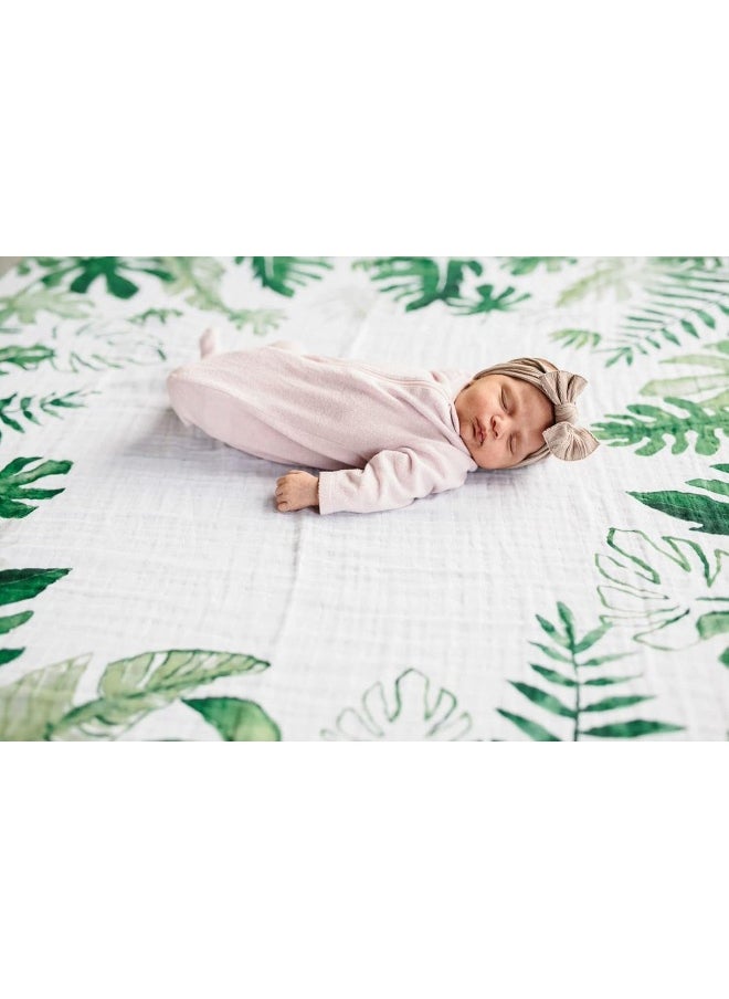 Little Unicorn - Photo Blanket - Tropical Leaf