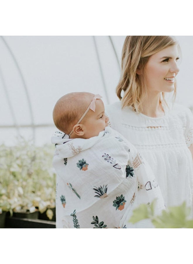 Little Unicorn | 100% Cotton Muslin Baby Swaddle | 3 Pack (Bison Set)