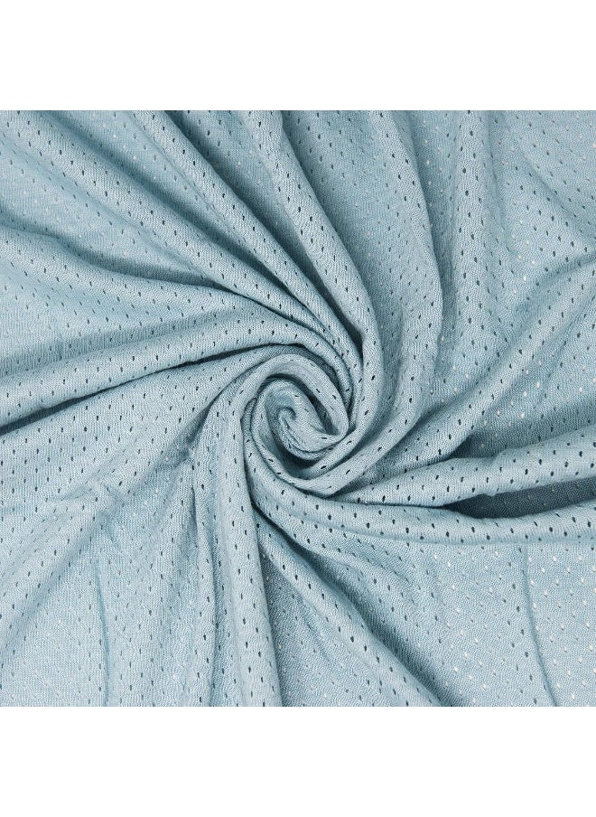 Woombie Organic Baby Swaddling Blanket, Lightweight Swaddle, Receiving Blanket, Sporty Blue, 44 x 44 in.
