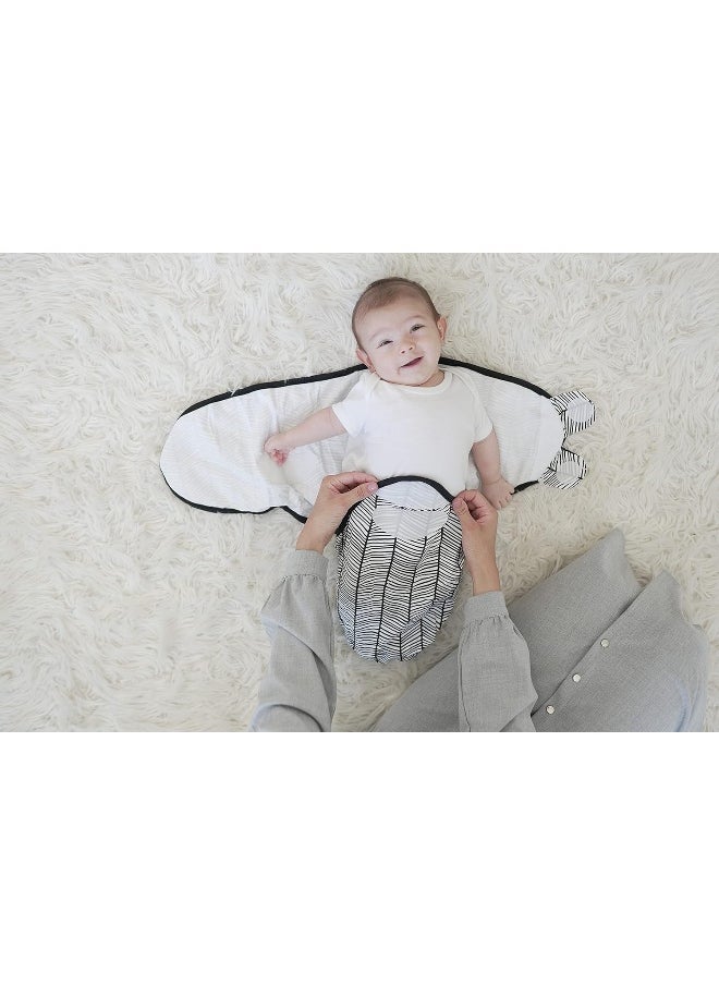 BaeBae Goods Swaddle Blanket, Adjustable Infant Baby Swaddling Wrap Set of 4