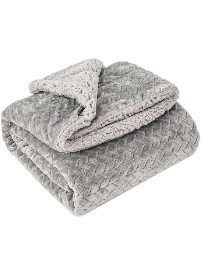 Fuzzy Blanket or Fluffy Blanket for Baby Girl or boy, Soft Warm Cozy Coral Fleece Toddler, Infant or Newborn Receiving Blanket for Crib, Stroller, Travel, Outdoor (40