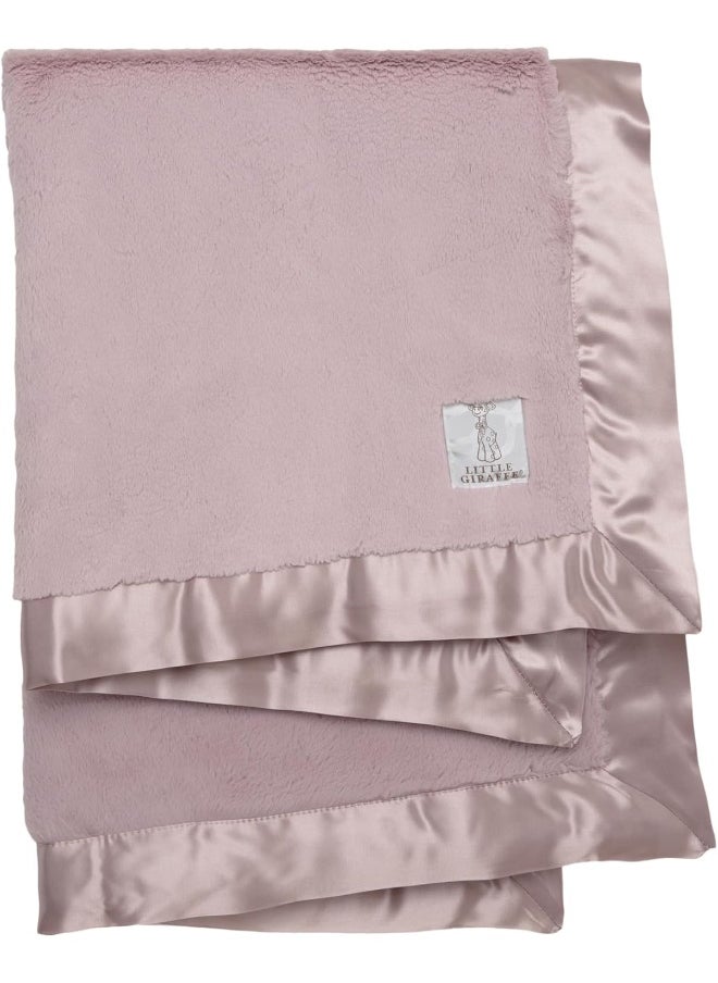 Little Giraffe Baby Blanket, Luxe Soft Stroller Blanket with Satin Trim 29