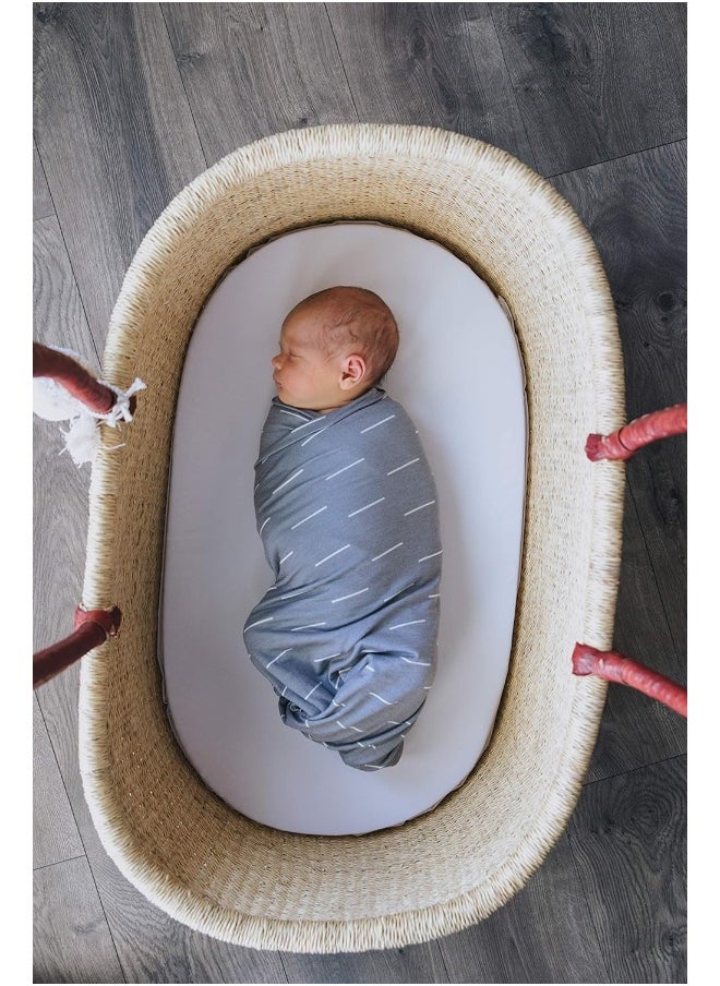 Copper Pearl Large Premium Knit Baby Swaddle Receiving Blanket Dash