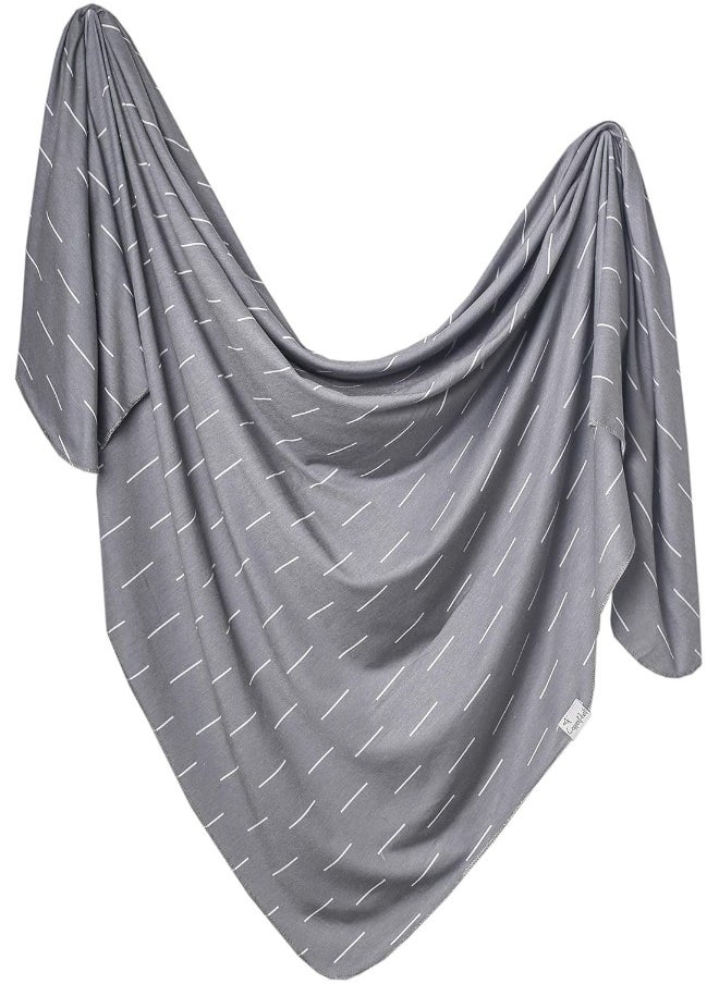 Copper Pearl Large Premium Knit Baby Swaddle Receiving Blanket Dash
