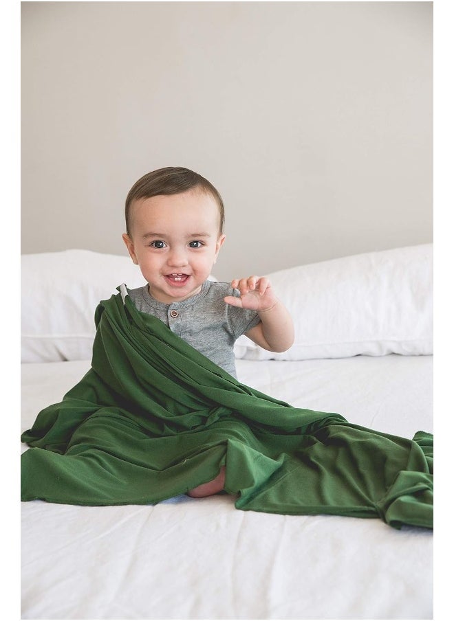 Copper Pearl Large Premium Knit Baby Swaddle Receiving Blanket Alder