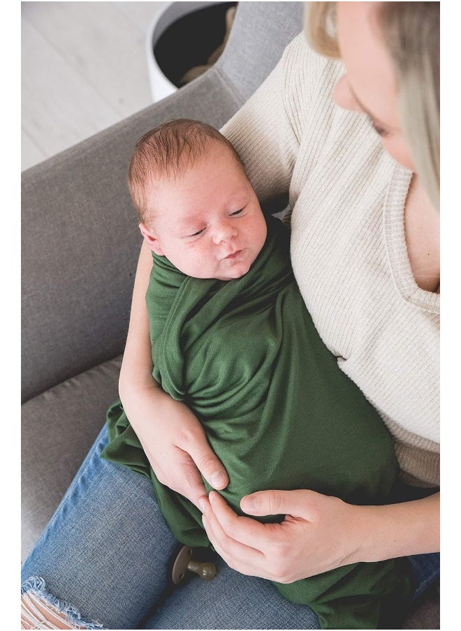 Copper Pearl Large Premium Knit Baby Swaddle Receiving Blanket Alder