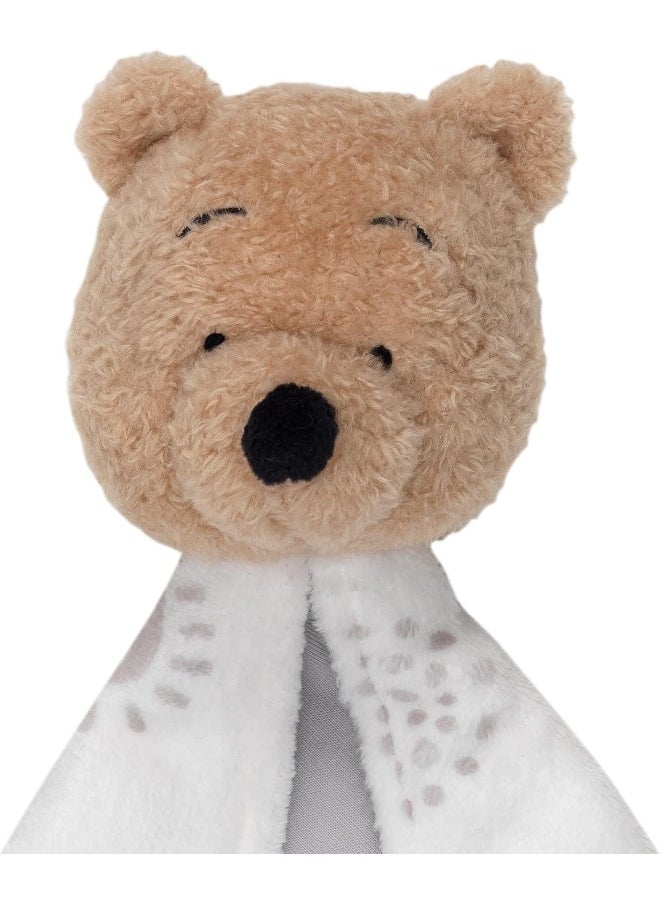 Lambs & Ivy Disney Baby Winnie The Pooh Lovey White/Grey Security Blanket