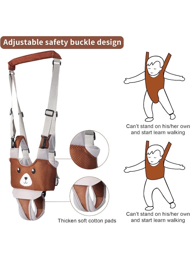 IULONEE Baby Walking Harness Breathable Handheld Kids Toddler Helper Assistant Adjustable Infant Walker Help Baby Walk Stand Up Child Learning Belt for 8-24 Month Old Babies Activity