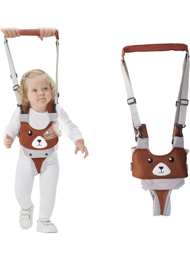 IULONEE Baby Walking Harness Breathable Handheld Kids Toddler Helper Assistant Adjustable Infant Walker Help Baby Walk Stand Up Child Learning Belt for 8-24 Month Old Babies Activity
