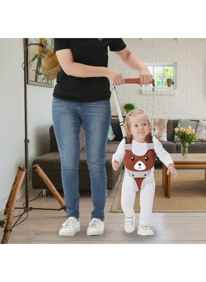 IULONEE Baby Walking Harness Breathable Handheld Kids Toddler Helper Assistant Adjustable Infant Walker Help Baby Walk Stand Up Child Learning Belt for 8-24 Month Old Babies Activity