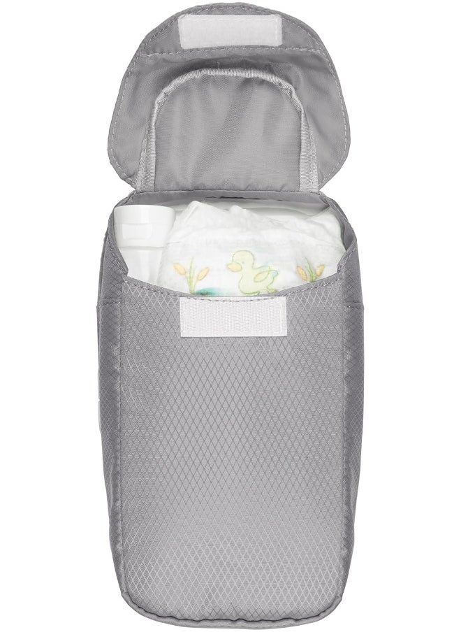 Oxo Tot On-The-Go Wipes Dispenser With Diaper Pouch, Gray