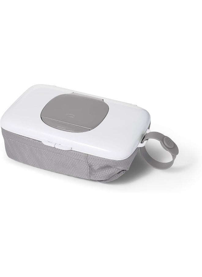 Oxo Tot On-The-Go Wipes Dispenser With Diaper Pouch, Gray