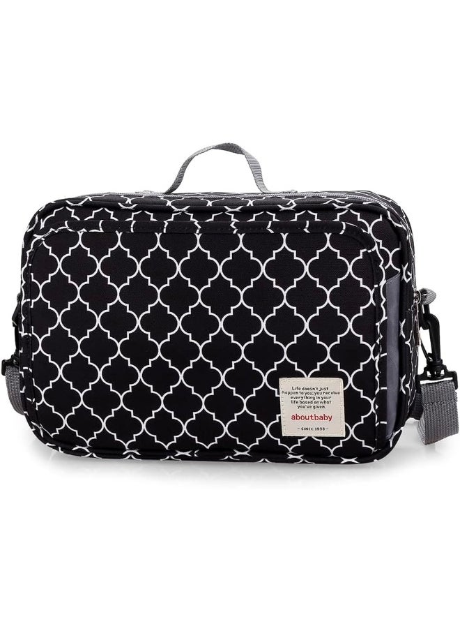 MOMIGO Baby Diaper Caddy Bag - Tote Stroller Nursery Storage Bin, Toys & Wipes Mini Diaper Bag for Outdoor
