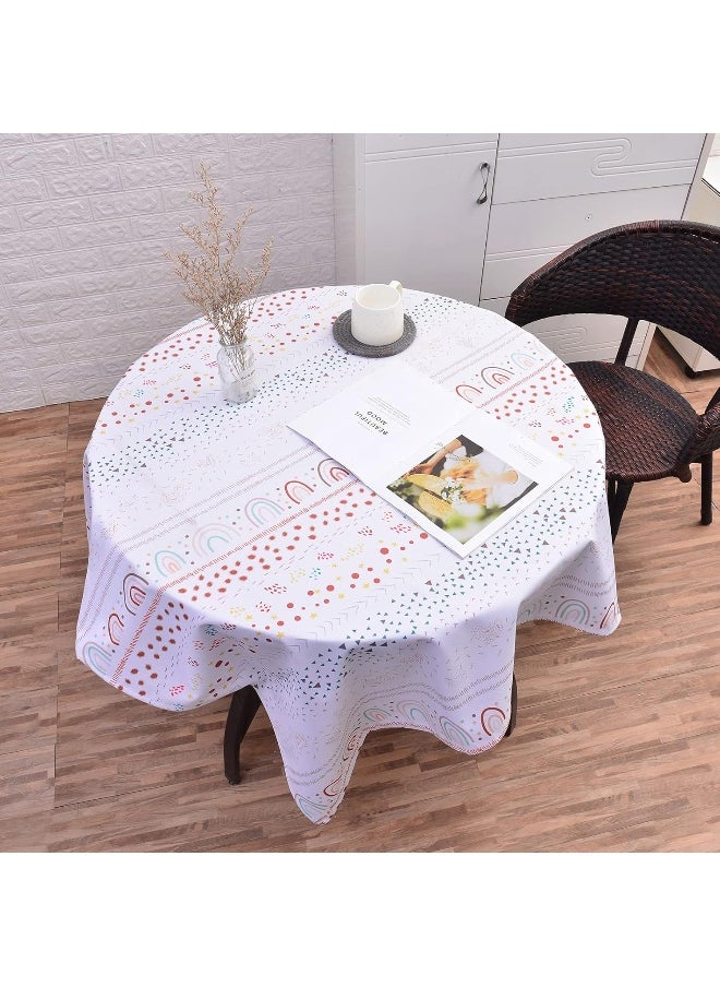 WOMUMON Splat Mat for Under High Chair/Arts/Crafts, Washable Spill Mat Waterproof Anti-Slip Floor Protector Splash Mat, Messy Mat and Table Cloth