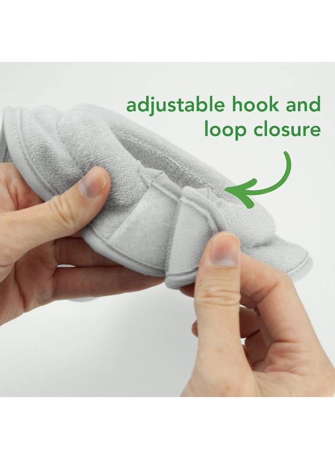 Stay-dry Milk Catcher Bibs (3 Pack) | Collar absorbs milk to prevent rashes | Waterproof inner layer, Absorbent terry cotton, Machine washable