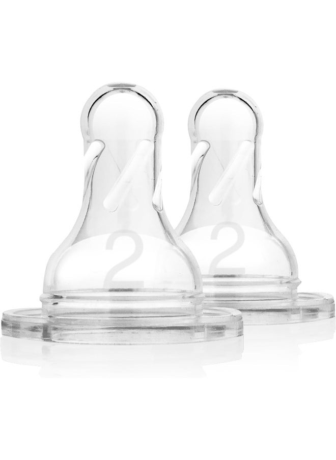 Dr. Brown's 12 Pack Natural Flow Level-2 Standard Nipple