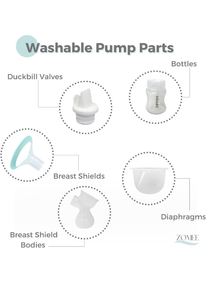 Zomee Z1/Z2 Compatible Replacement Silicone Diaphragms Set