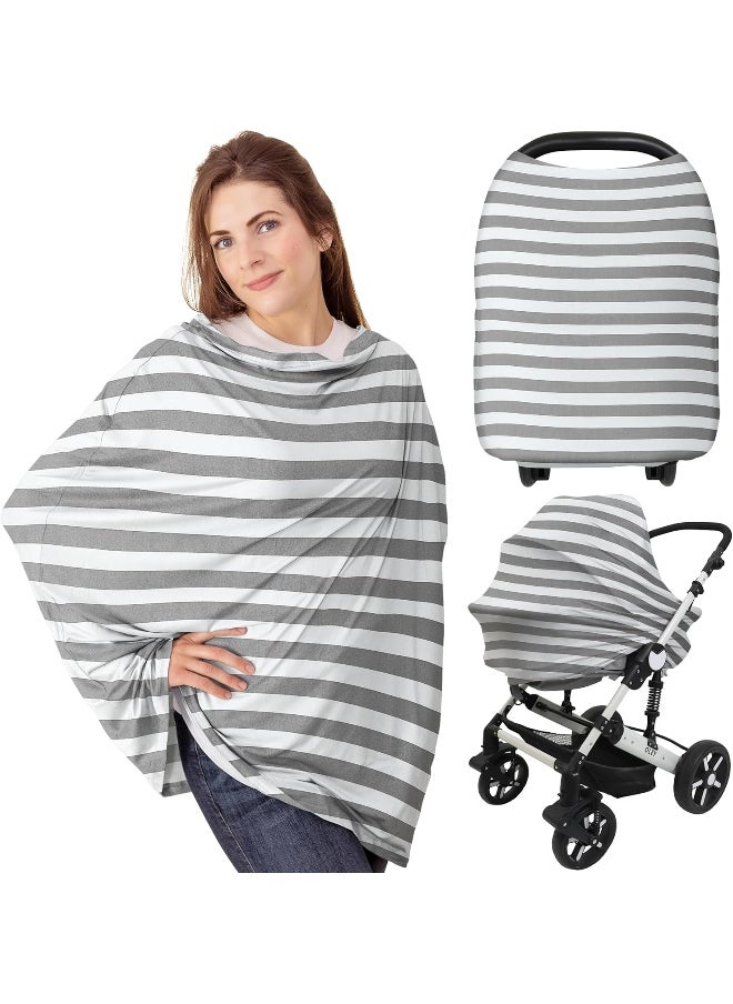 Car Seat Covers for Babies - Nursing Cover, Baby Car Seat Cover, Nursing Covers for Breastfeeding, Carseat Cover Girls, Boy, Breastfeeding Cover, Infant Car Seat Cover, Stroller Cover