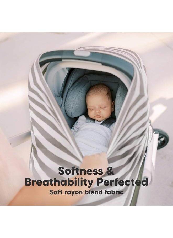 Car Seat Covers for Babies - Nursing Cover, Baby Car Seat Cover, Nursing Covers for Breastfeeding, Carseat Cover Girls, Boy, Breastfeeding Cover, Infant Car Seat Cover, Stroller Cover