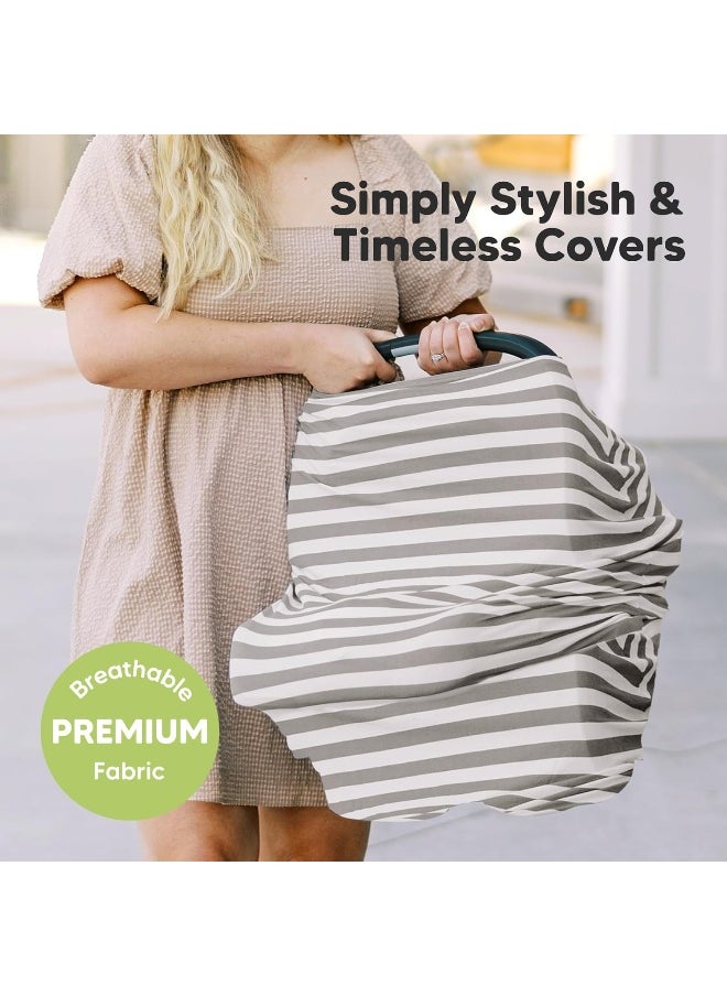 Car Seat Covers for Babies - Nursing Cover, Baby Car Seat Cover, Nursing Covers for Breastfeeding, Carseat Cover Girls, Boy, Breastfeeding Cover, Infant Car Seat Cover, Stroller Cover