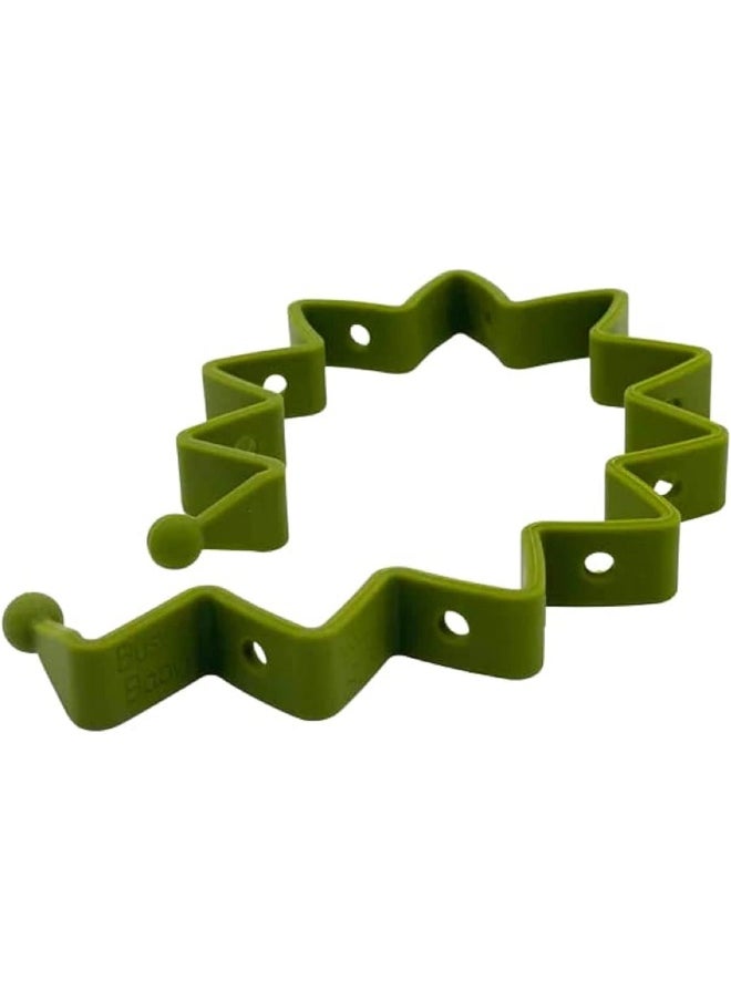 Busy Baby Toy Bungee - Dishwasher Safe Toy Strap - 100% Food-Grade Silicone (Olive)