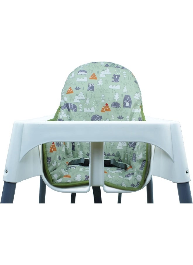 ZARPMA Cotton Seat Covers for IKEA Antilop Highchair
