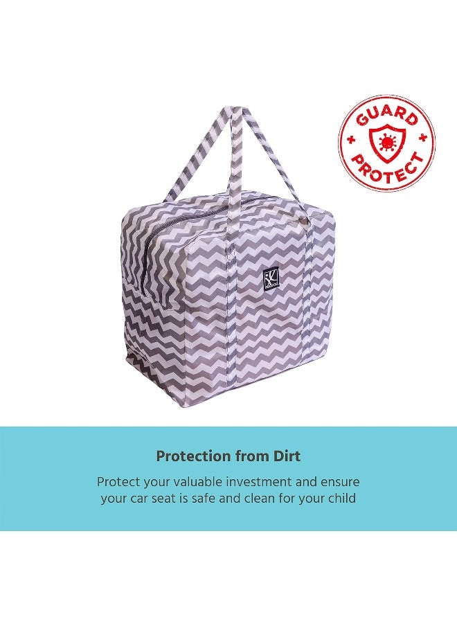 J.L. Childress Booster Go-Go Travel Bag for Backless Seats, Chevron