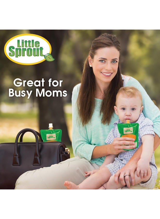 Disposable 6oz Baby Food Storage Pouch Containers, 48 Pack