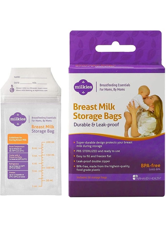 Milkies Fairhaven Health Breast Milk Storage Bags