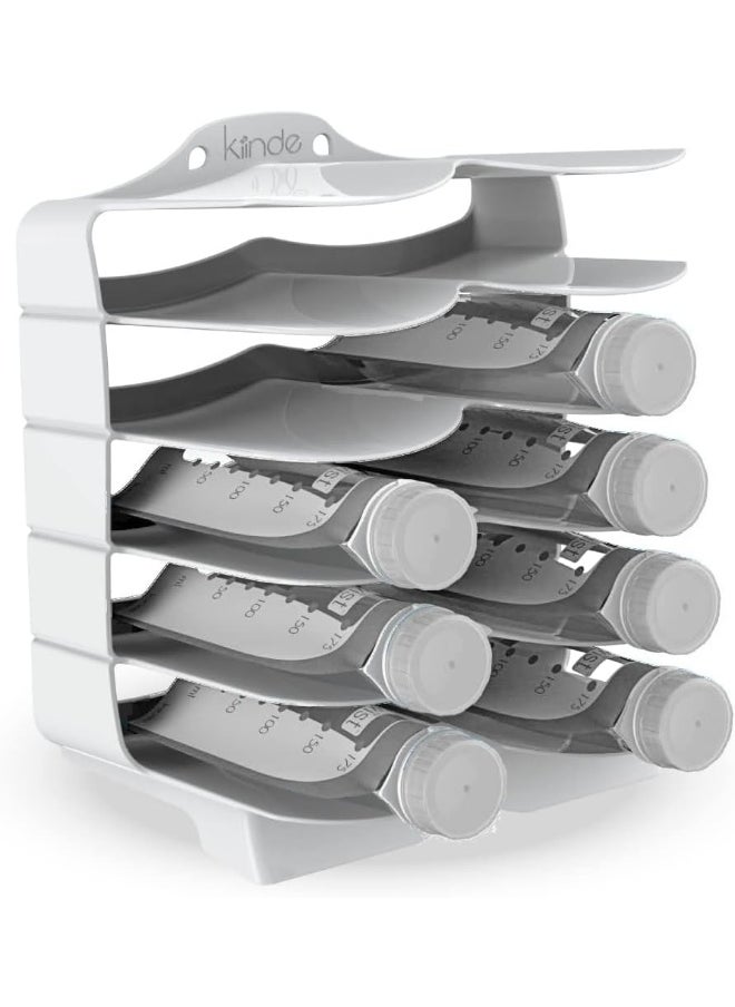 Kiinde Keeper Breast Milk Bags and Baby Food Pouches Organizer, Freezer Storage