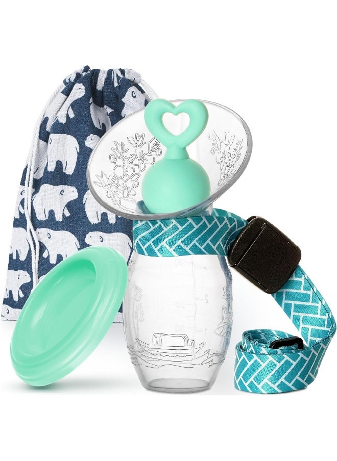 Bumblebee Manual Breast Pump with Breastfeeding Milk Saver Stopper & lid in Gift Box