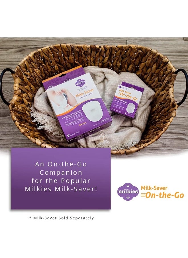 Milkies Milk-Saver On-The-Go Breast Shells
