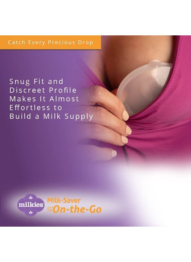 Milkies Milk-Saver On-The-Go Breast Shells