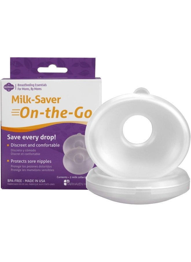 Milkies Milk-Saver On-The-Go Breast Shells