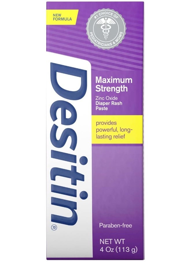 Desitin Maximum Strength Paste, 3 Ct./4 Oz.